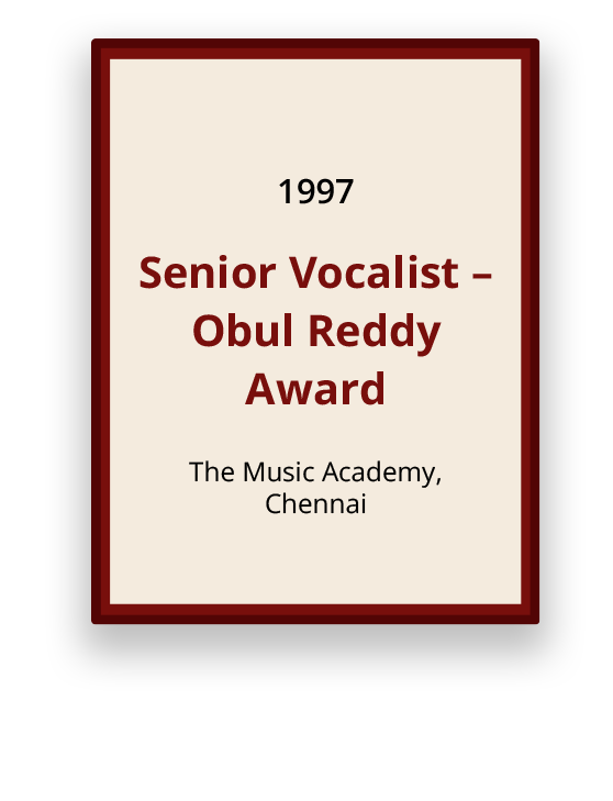 Obul Reddy Award